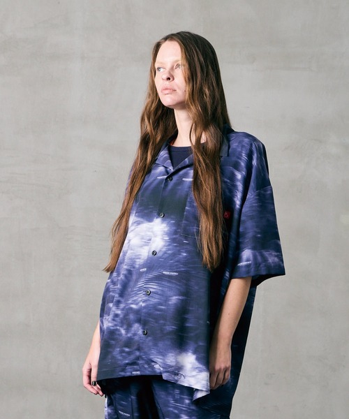VIRGOwearworks(ヴァルゴウェアワークス)の「FOREST SIGN ALOHA SHIRTS(シャツ/ブラウス・メンズ・グリーン/ネイビー/ブラック・2/3/4)」の1枚目の写真
