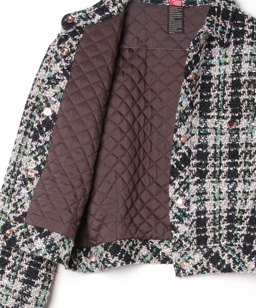 DOUBLE STANDARD CLOTHING（ダブルスタンダードクロージング）の「MIXツイードジャケット（テーラードジャケット・レディース・マルチ・36/38）」の3枚目の写真