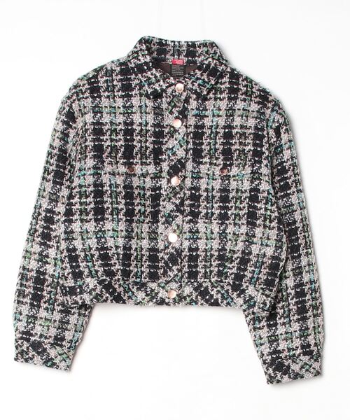 DOUBLE STANDARD CLOTHING（ダブルスタンダードクロージング）の「MIXツイードジャケット（テーラードジャケット・レディース・マルチ・36/38）」の16枚目の写真