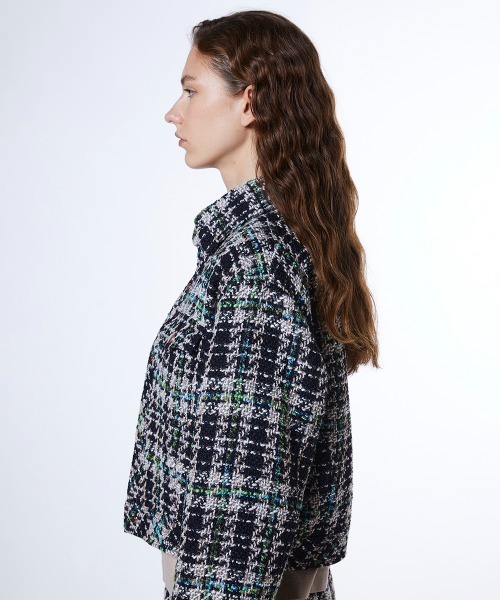 DOUBLE STANDARD CLOTHING（ダブルスタンダードクロージング）の「MIXツイードジャケット（テーラードジャケット・レディース・マルチ・36/38）」の5枚目の写真