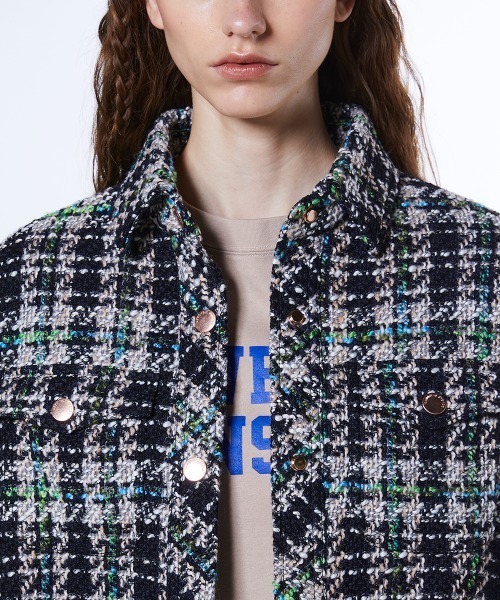 DOUBLE STANDARD CLOTHING（ダブルスタンダードクロージング）の「MIXツイードジャケット（テーラードジャケット・レディース・マルチ・36/38）」の7枚目の写真