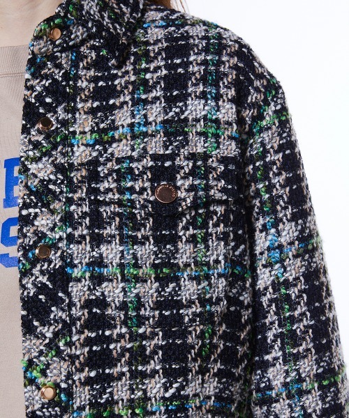 DOUBLE STANDARD CLOTHING（ダブルスタンダードクロージング）の「MIXツイードジャケット（テーラードジャケット・レディース・マルチ・36/38）」の10枚目の写真