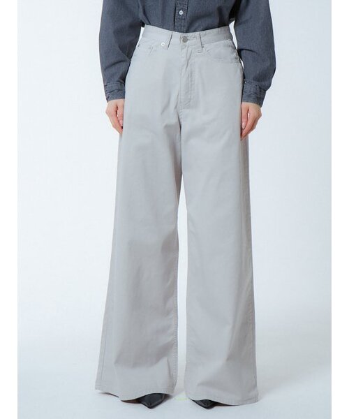UNKNOWN PLANET(アンノウンプラネット)の「ワイドフレア綿パンツグレー(その他パンツ・レディース・その他・LARGE/MEDIUM/SMALL)」の2枚目の写真