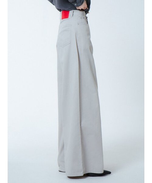 UNKNOWN PLANET(アンノウンプラネット)の「ワイドフレア綿パンツグレー(その他パンツ・レディース・その他・LARGE/MEDIUM/SMALL)」の3枚目の写真