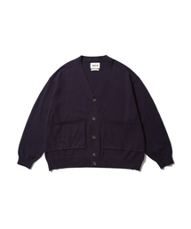 Lazy Pocket Cardigan - Purple