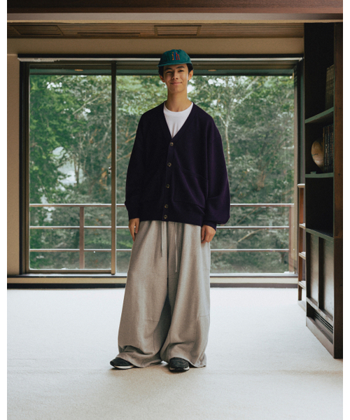 ANGLAN(アングラン)の「Lazy Pocket Cardigan - Purple(カーディガン/ボレロ・メンズ・その他・FREE)」の4枚目の写真