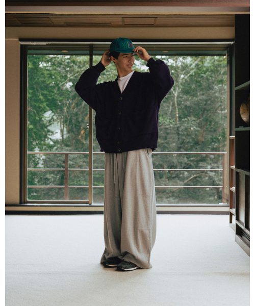 ANGLAN(アングラン)の「Lazy Pocket Cardigan - Purple(カーディガン/ボレロ・メンズ・その他・FREE)」の5枚目の写真