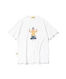 MAINBOOTH（メインブース）の「[パトワマット] パトTシャツ(ホワイト)（Tシャツ/カットソー）」