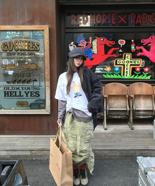 MAINBOOTH（メインブース）の「[パトワマット] パトTシャツ(ホワイト)（Tシャツ/カットソー・レディース・その他・2/3）」の4枚目の写真