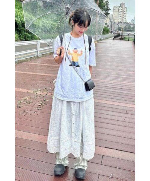MAINBOOTH（メインブース）の「[パトワマット] パトTシャツ(ホワイト)（Tシャツ/カットソー・レディース・その他・2/3）」の7枚目の写真