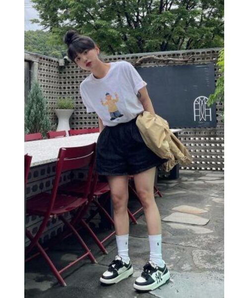 MAINBOOTH（メインブース）の「[パトワマット] パトTシャツ(ホワイト)（Tシャツ/カットソー・レディース・その他・2/3）」の8枚目の写真