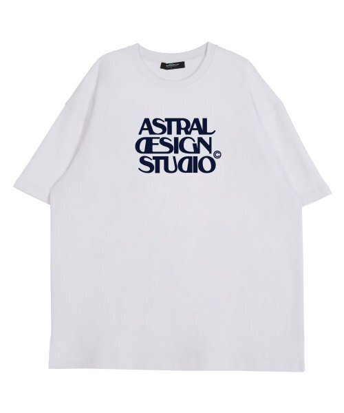 ASTRAL PROJECTION(アストラルプロジェクション)の「アストラルデザインスタジオ ラウンドネック 15番手コットン半袖Tシャツ_ホワイト(Tシャツ/カットソー・メンズ・その他・LARGE/X-LARGE)」の2枚目の写真