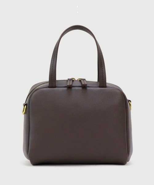 美品 loin. ミニボストンバッグ レザー ブラック Boite Carree 美品 loin. ミニボストンバッグ レザー ブラック Boite Carree 美品