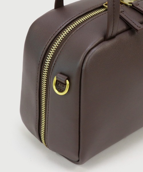 セール】【LA MARGE】【本革】スクエア レザー ミニボストン