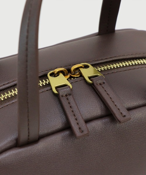 セール】【LA MARGE】【本革】スクエア レザー ミニボストン