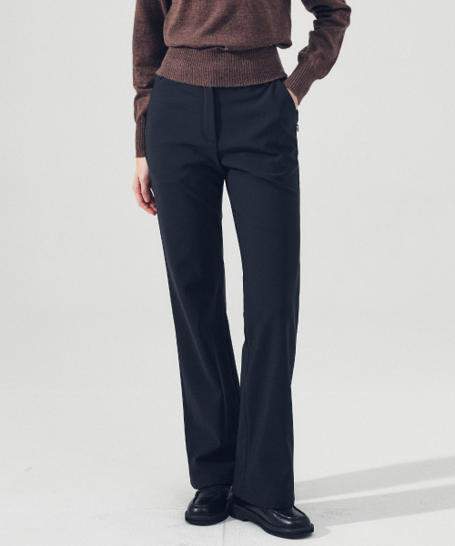 LORDLOAR(ロードロアル)の「エラスティックボンディングストレートスラックスBLACK(スラックス・レディース・その他・SMALL/MEDIUM/LARGE)」の1枚目の写真