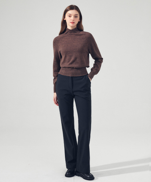 LORDLOAR(ロードロアル)の「エラスティックボンディングストレートスラックスBLACK(スラックス・レディース・その他・SMALL/MEDIUM/LARGE)」の2枚目の写真