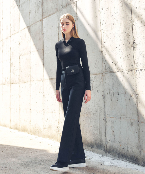 LORDLOAR(ロードロアル)の「エラスティックボンディングストレートスラックスBLACK(スラックス・レディース・その他・SMALL/MEDIUM/LARGE)」の3枚目の写真