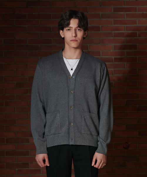 Vintege Tsutton V‑neck кард/грэй
