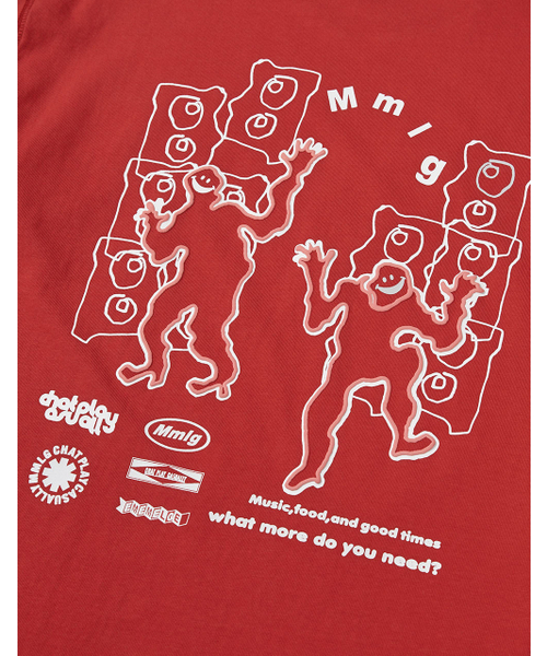 MMLG（エムエムエルジー）の「[Mmlg] DANCING PEOPLE LSV-T (SOLAR RED)（Tシャツ/カットソー・レディース・その他・SMALL/MEDIUM/LARGE/X-LARGE）」の5枚目の写真