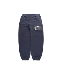 THEWARLD（ザワールド）の「FOOT PRINT LOGO SWEAT PANTS NAVY（スウェットパンツ）」