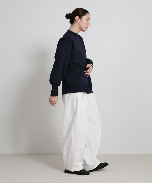 select MOCA(セレクトモカ)の「スポンディッシュスウェットライクニット(ニット/セーター・レディース・ネイビー/アイボリー/ブラック・FREE)」の12枚目の写真