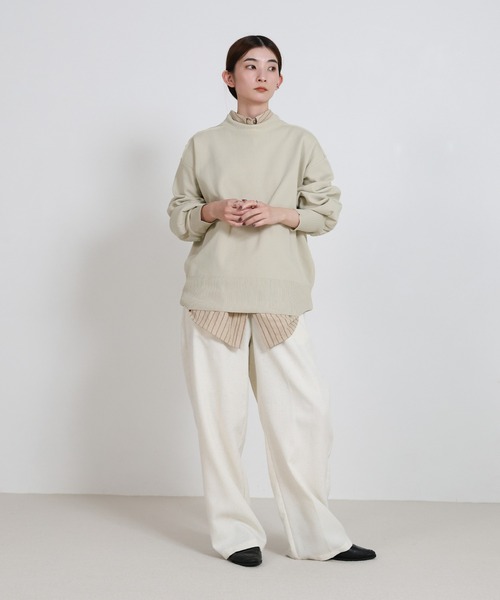 select MOCA(セレクトモカ)の「スポンディッシュスウェットライクニット(ニット/セーター・レディース・ネイビー/アイボリー/ブラック・FREE)」の20枚目の写真