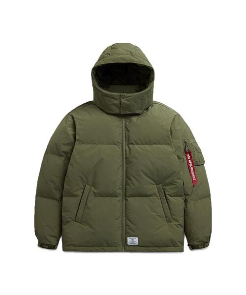 Alpha Industries(アルファインダストリーズ)の「Alpha Industries/アルファインダストリーズ/PUFFER PARKA/パファー パーカ(その他アウター・メンズ・ブラック/オリーブ系/ブラウン・L/M/XL/S)」の3枚目の写真