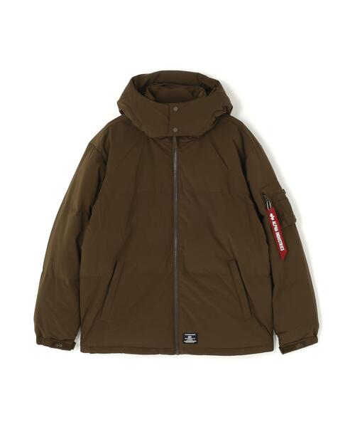 Alpha Industries(アルファインダストリーズ)の「Alpha Industries/アルファインダストリーズ/PUFFER PARKA/パファー パーカ(その他アウター・メンズ・ブラック/オリーブ系/ブラウン・L/M/XL/S)」の2枚目の写真