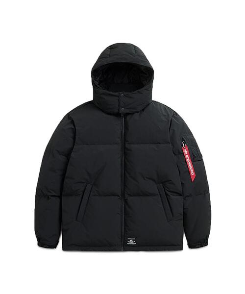 Alpha Industries(アルファインダストリーズ)の「Alpha Industries/アルファインダストリーズ/PUFFER PARKA/パファー パーカ(その他アウター・メンズ・ブラック/オリーブ系/ブラウン・L/M/XL/S)」の1枚目の写真