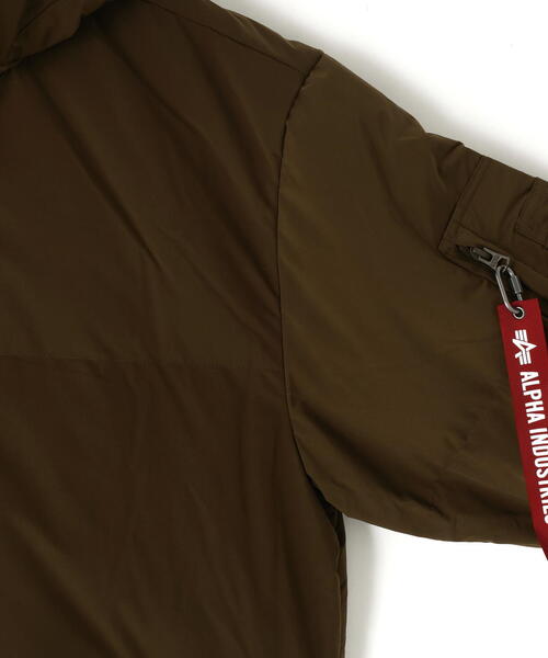 Alpha Industries（アルファインダストリーズ）の「Alpha Industries/アルファインダストリーズ/PUFFER PARKA/パファー パーカ（その他アウター・メンズ・ブラック/オリーブ系/ブラウン・L/M/XL）」の9枚目の写真