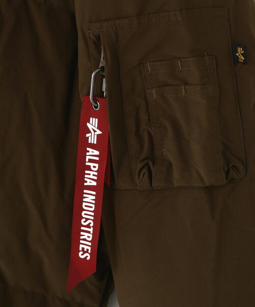 Alpha Industries（アルファインダストリーズ）の「Alpha Industries/アルファインダストリーズ/PUFFER PARKA/パファー パーカ（その他アウター・メンズ・ブラック/オリーブ系/ブラウン・L/M/XL）」の8枚目の写真