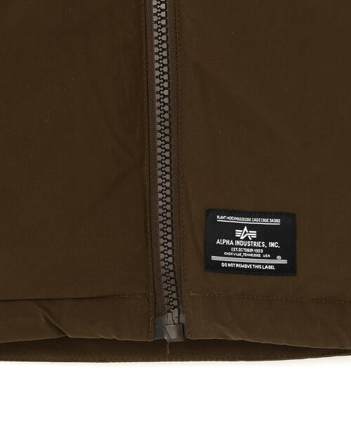 Alpha Industries（アルファインダストリーズ）の「Alpha Industries/アルファインダストリーズ/PUFFER PARKA/パファー パーカ（その他アウター・メンズ・ブラック/オリーブ系/ブラウン・L/M/XL）」の16枚目の写真