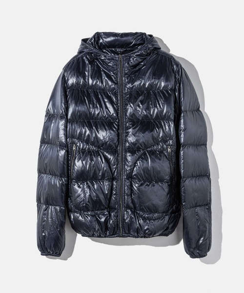 HERNO(ヘルノ)の「HERNO NYLON ULTRALIGHT DOWN JACKET ヘルノ ナイロン ウルトラライト ダウンジャケット(ダウンジャケット/コート・メンズ・ネイビー/ブラック・50/48/46/52)」の19枚目の写真