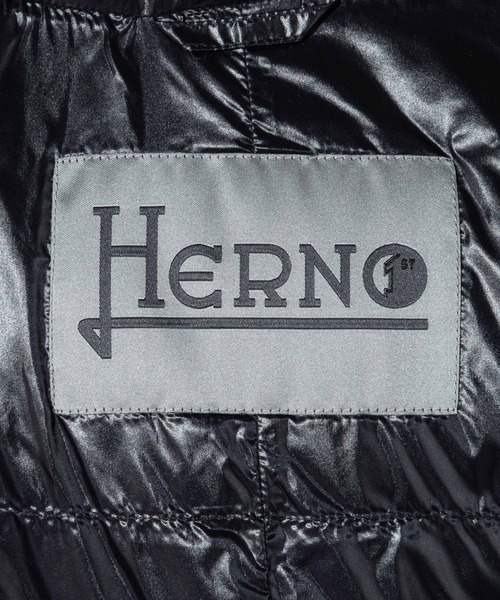 HERNO(ヘルノ)の「HERNO NYLON ULTRALIGHT DOWN JACKET ヘルノ ナイロン ウルトラライト ダウンジャケット(ダウンジャケット/コート・メンズ・ネイビー/ブラック・50/48/46/52)」の10枚目の写真