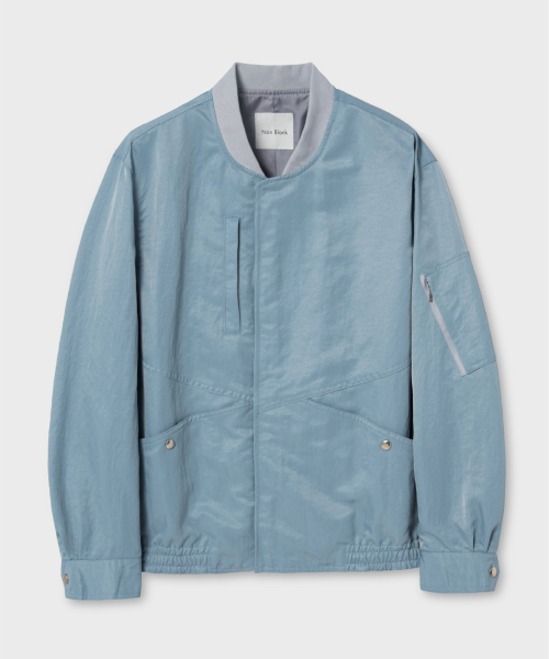 NONBLANK(ノンブランク)の「MA-1ジャケット_アッシュブルー(ブルゾン・レディース・その他・MEDIUM/LARGE/X-LARGE)」の1枚目の写真