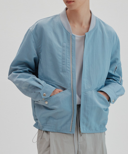 NONBLANK(ノンブランク)の「MA-1ジャケット_アッシュブルー(ブルゾン・レディース・その他・MEDIUM/LARGE/X-LARGE)」の11枚目の写真