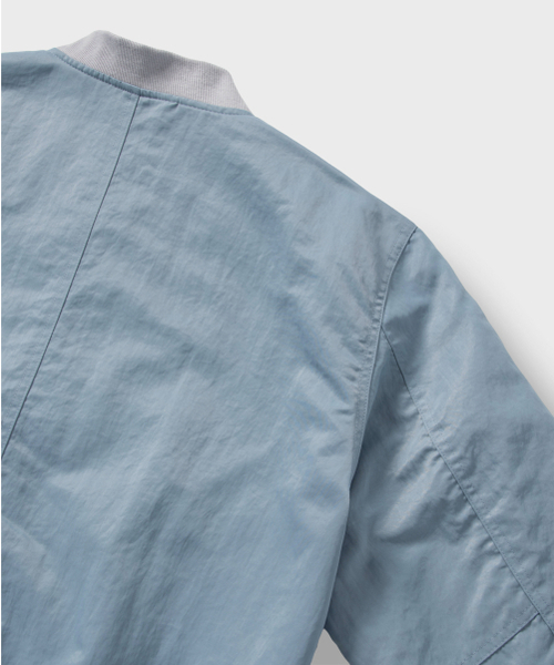 NONBLANK(ノンブランク)の「MA-1ジャケット_アッシュブルー(ブルゾン・レディース・その他・MEDIUM/LARGE/X-LARGE)」の3枚目の写真