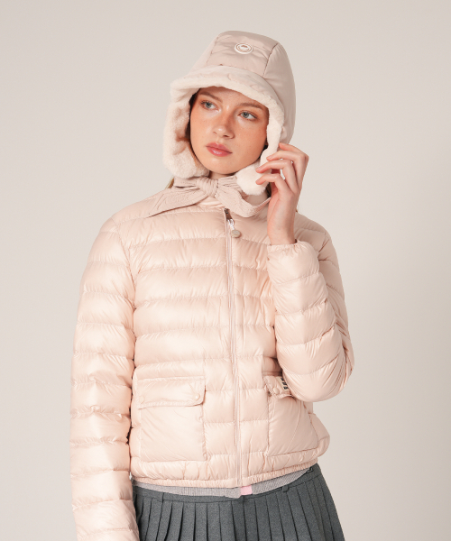 MONBIRDIE GOLF(モンバーディーゴルフ)の「ウィンディダックダウン軽量パディングジャケット PINK(ダウンジャケット/コート・レディース・ピンク・SMALL/MEDIUM)」の1枚目の写真