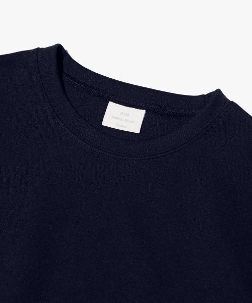 ESN(イーエスエヌ)の「ピュアヘビー半袖Tシャツネイビー(Tシャツ/カットソー・メンズ・その他・LARGE/MEDIUM/X-LARGE)」の2枚目の写真