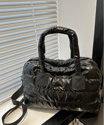 COMON＋（コモンプラス）の「エナメルキルティング 2WAYバッグ（ボストンバッグ・メンズ）」