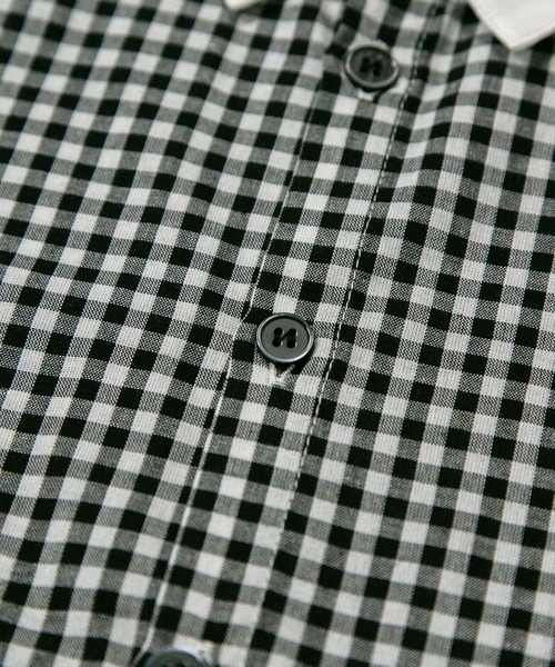 MAKE YOUR DAY（メイクユアデイ）の「ママとおそろいチェックとストライプのドルマンシャツ■80～140cm（シャツ/ブラウス・キッズ・チェック/イエロー/ブラック・80/90/100/110/120/130/140）」の22枚目の写真