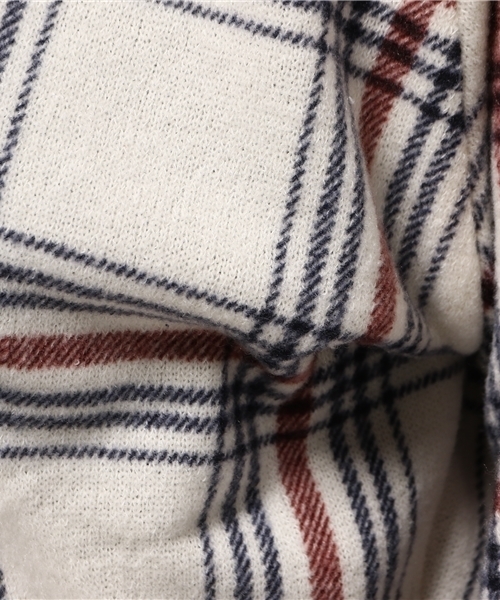 Heather（ヘザー）の「チェックＶニットソー  710859（Tシャツ/カットソー・レディース・ネイビー/ブラック/アイボリー・FREE）」の8枚目の写真