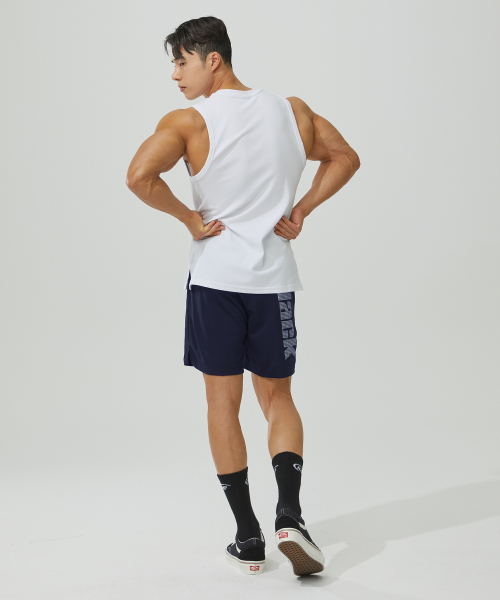 BLACK MONSTER FIT(ブラックモンスターフィット)の「ブラックシルバー lettering ニットショートパンツ (NAVY) / BM190403(その他パンツ・メンズ・その他・LARGE/X-LARGE/XX-LARGE/XXX-LARGE/MEDIUM)」の7枚目の写真