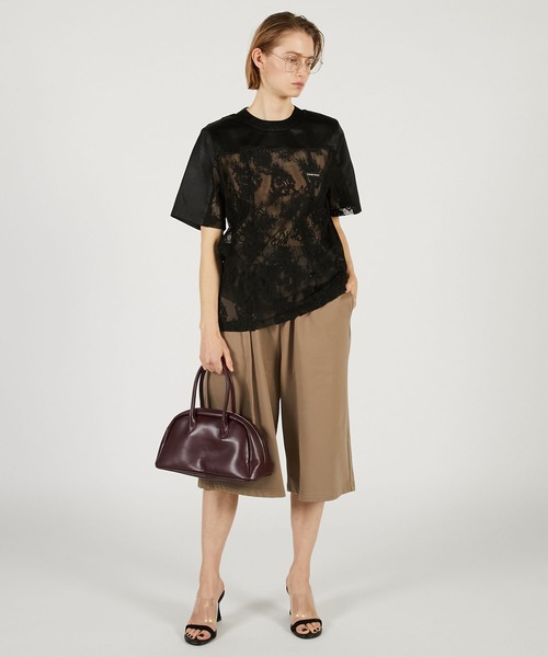 PRANK PROJECT（プランクプロジェクト）の「ベルテッドスウェットショーツ / Belted Sweat Shorts（スウェットパンツ・レディース・チャコールグレー/ベージュ/ライトグレー・36/38）」の8枚目の写真