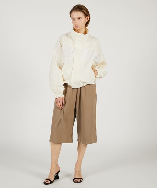 PRANK PROJECT（プランクプロジェクト）の「ベルテッドスウェットショーツ / Belted Sweat Shorts（スウェットパンツ・レディース・チャコールグレー/ベージュ/ライトグレー・36/38）」の9枚目の写真