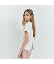 CIELCOCO（シエルココ）の「CLWT8115 Sorona Back Slit Short Sleeve（Tシャツ/カットソー）」