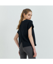 CIELCOCO（シエルココ）の「CLWT8115 Sorona Back Slit Short Sleeve（Tシャツ/カットソー）」