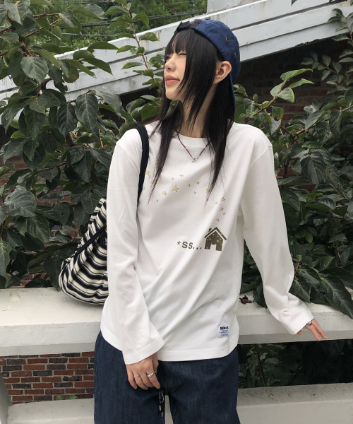 SEW-B(ソービー)の「オーバーサイズ HOME.SS.. 長袖Tシャツ(Tシャツ/カットソー・レディース・その他・FREE)」の3枚目の写真
