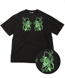 Monkey Flower（モンキーフラワー）の「共用ユートピア守護神ドローイング半袖Tシャツ/MS2WTS20U BLACK（Tシャツ/カットソー）」